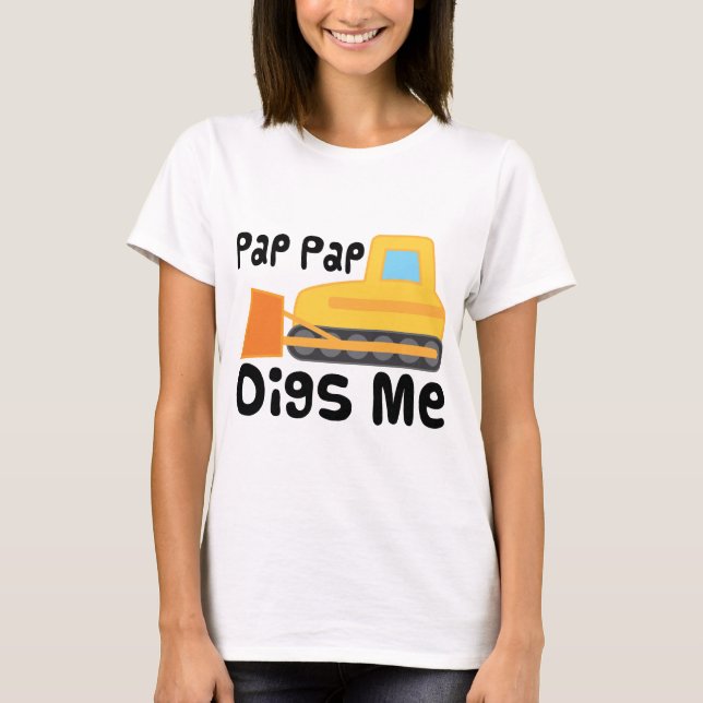 T-shirt PAP PAP me creuse (Devant)