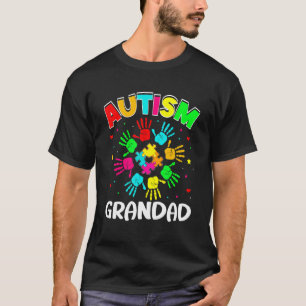 T-shirt Pap-papi autiste Puzzle Soutien Famille Sensibilis