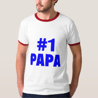 T-shirt Papa #1 (bleu)