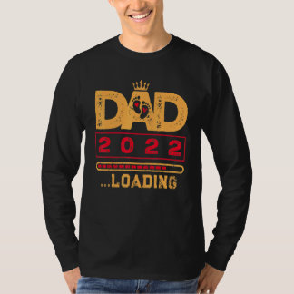 T-shirt Papa 2022 Chargement Faire-part Grossesse Hommes P
