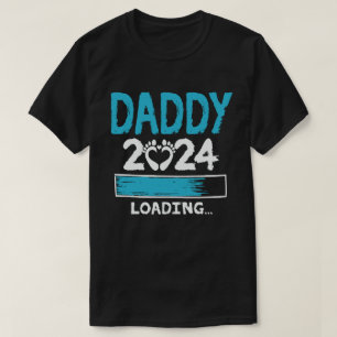 T-shirt Papa 2024 Chargement de Faire-part de grossesse No