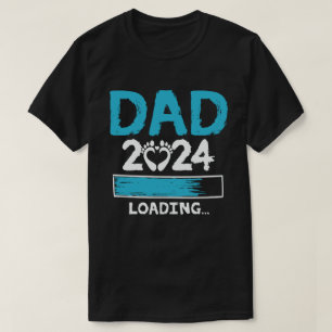 T-shirt Papa 2024 Chargement Faire-part de grossesse Nouve