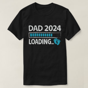 T-shirt Papa 2024 Chargement Faire-part de grossesse Nouve