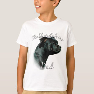 T-shirt Papa 2 de bull-terrier du Staffordshire