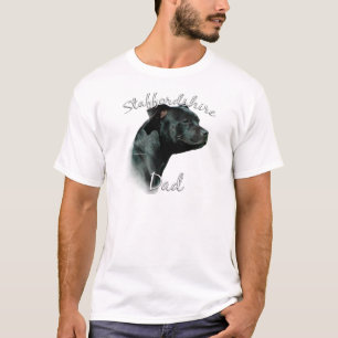 T-shirt Papa 2 de bull-terrier du Staffordshire