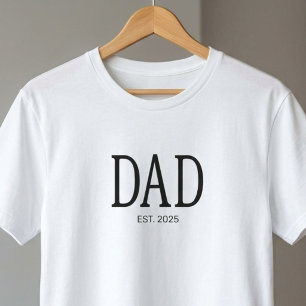 T-shirt Papa a établi un nouveau cadeau pour papa