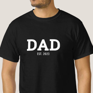 T-shirt Papa a fondé un nouveau cadeau pour papa