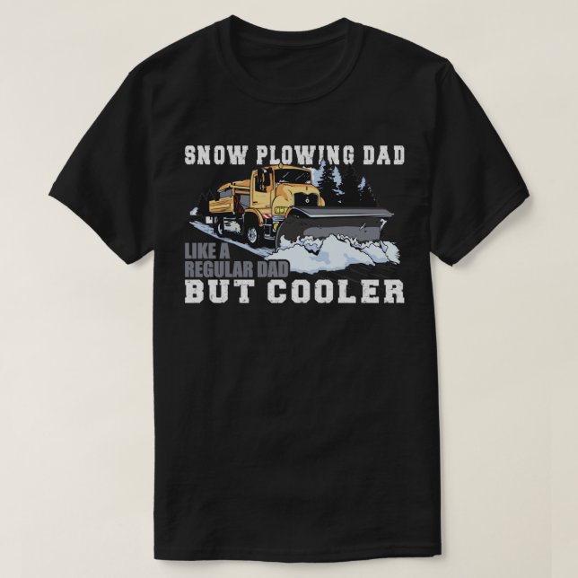T-shirt Papa à la neige 2 (Design devant)