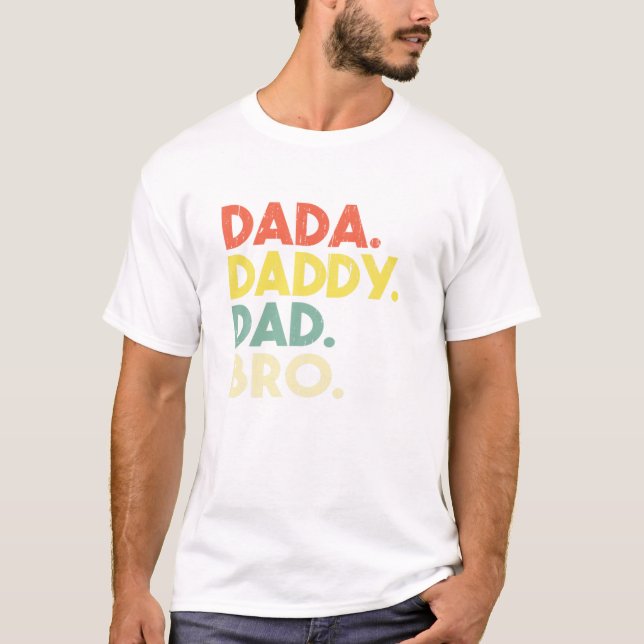 T-shirt Papa à Papa à Frère Drôle (Devant)