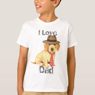 T-shirt Papa à poils durs de teckel