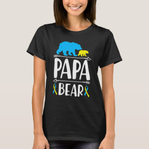 T-shirt Papa Abandonner Le Syndrome Sensibilisation Fier P