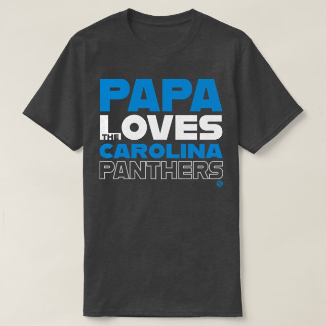 T-shirt Papa aime la lina Panthers (Design devant)