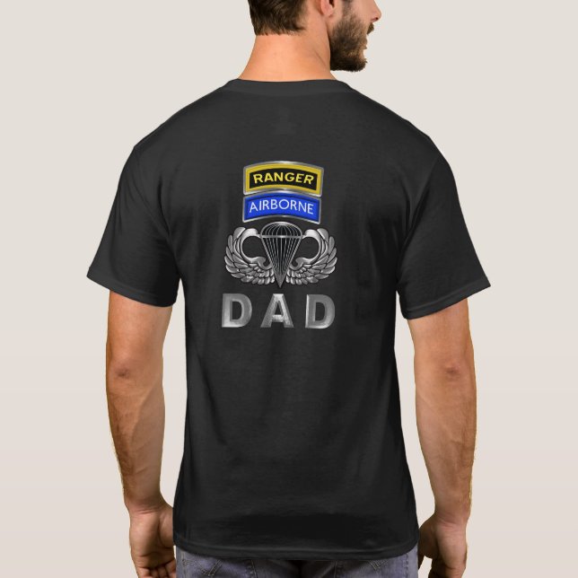 T-shirt Papa Airborne Ranger (Dos)