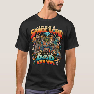 T-shirt Papa Alien Avec WiFi
