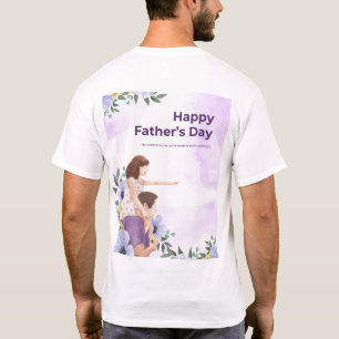 T-shirt Papa : Alimenté par le Café & l'Amour