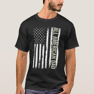 T-shirt Papa américain 4 juillet Fête des pères Hommes pap