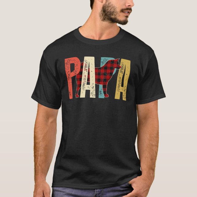 T-shirt Papa American Akita T Shirt Pour American Akita Do (Devant)