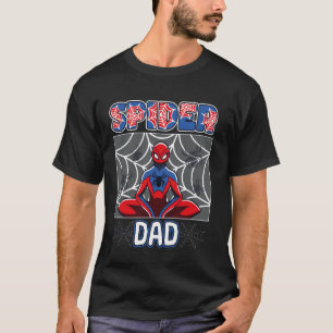 T-shirt Papa araignée thème araignée fête d'anniversaire f