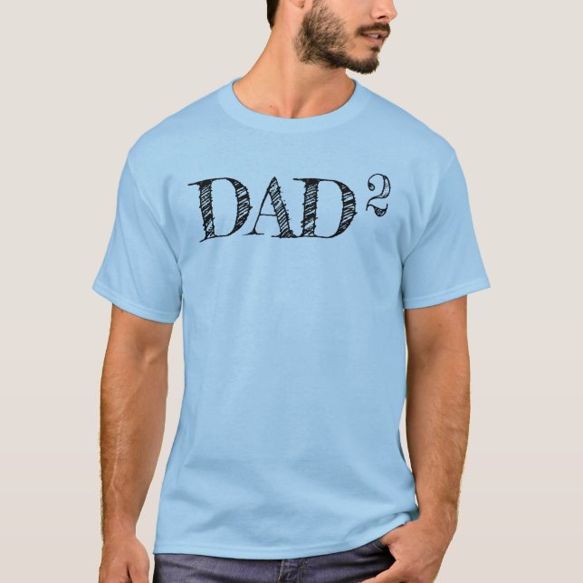 T-shirt PAPA au carré  (Devant)