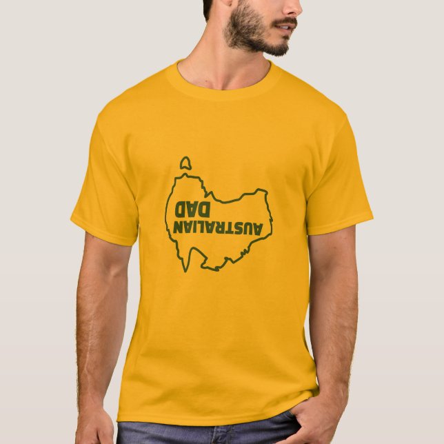 T-shirt Papa australien - une chemise drôle pour le papa (Devant)