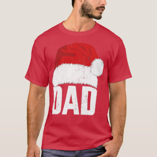 T-shirt Papa avec santa claus casquette assorti famille no