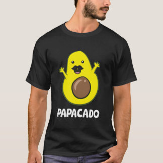 T-shirt Papa Avocat Guacamole Végétalien Avocat Papacado