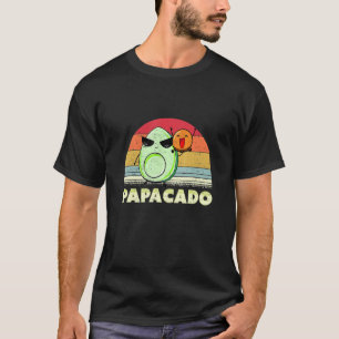 T-shirt Papa Avocat Guacamole Végétalien Avocat Papacado