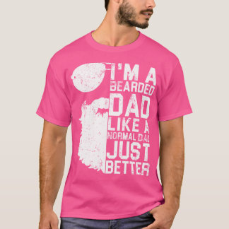 T-shirt Papa barbu humour de barbe drôle idée de fête des 
