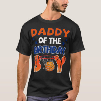 T-shirt Papa Basket-ball Du Garçon Fêté Famille