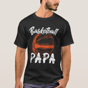 T-shirt Papa Basketball Pour Hommes Famille Correspondant 