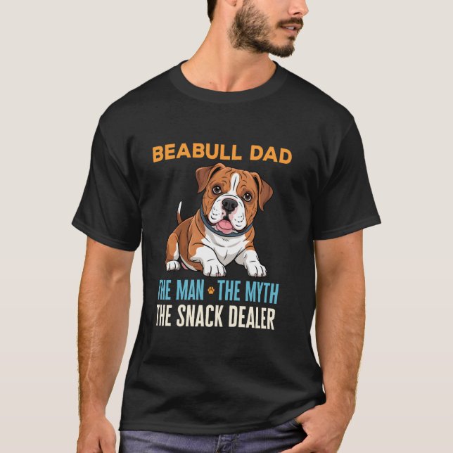 T-shirt Papa Beabull (Devant)