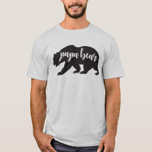 T-shirt Papa Bear 1er Birthday Matching