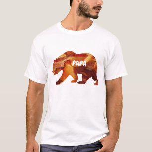 T-shirt Papa Bear Beer Bacon Shirt - Drôle Tee Homme!