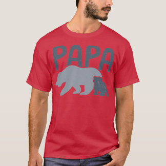 T-shirt Papa Bear Chemise Papa D'Un Cadeau 1