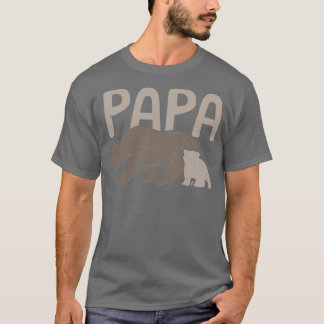 T-shirt Papa Bear Chemise Papa D'Un Cadeau 3