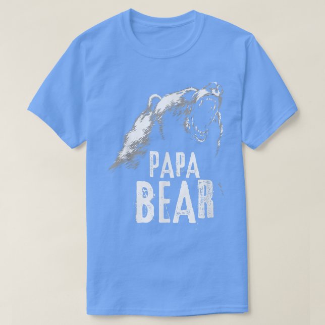 T-shirt Papa Bear Meilleur Papa (Design devant)