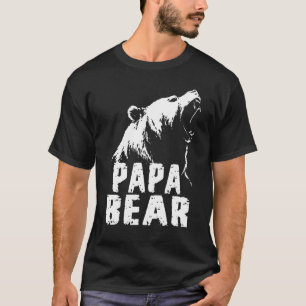 T-shirt Papa Bear Meilleur papa Père Pop