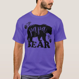 T-shirt Papa Bear Père Lover Transgenre Papa Matching M