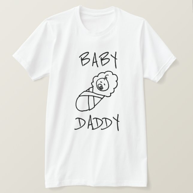 T-shirt Papa bébé (Design devant)