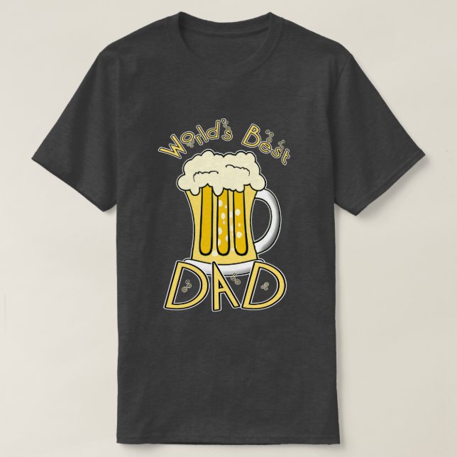 T-shirt Papa Beer Tee - shirts (Design devant)