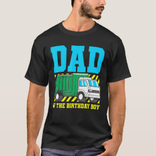 T-shirt Papa Birthday Garbage Truck