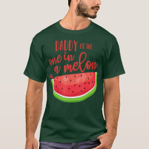 T-shirt Papa Birthday One in the Melon Watermelon heme Boy