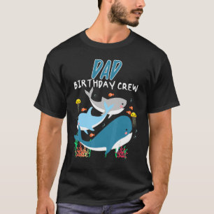 T-shirt Papa Birthday Sea Animal Crew Biologiste marin Océ