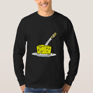 T-shirt Papa Blague La Comédie Cite Qui A Coupé Le Fromage
