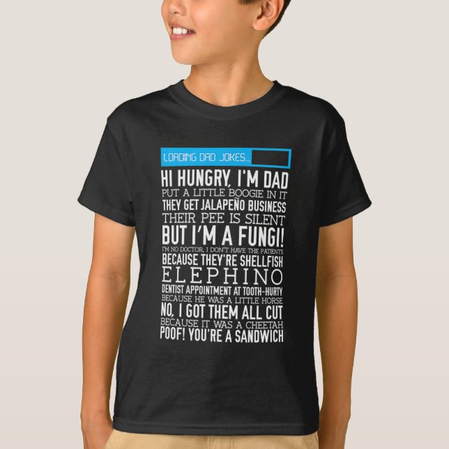 T-shirt Papa Blagues drôle de fête des pères cadeau de cha (Devant)