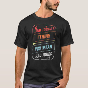 T-shirt Papa Blagues Sont Comment Les Yeux Roulez Papa Pap