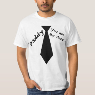 T-shirt Papa Blanc Vous êtes Mon Héros Fête des Pères