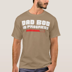 T-shirt Papa Bod En cours Amusant Fête des pères Père Fond
