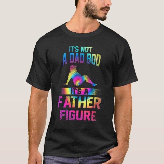 T-shirt Papa Bod Fête des pères Papa Papa Tie Dye (Devant)