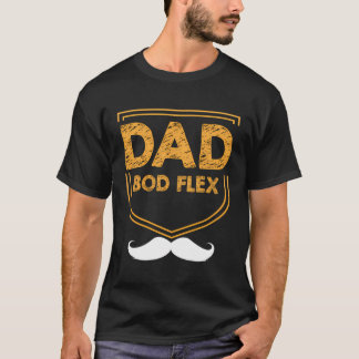 T-shirt Papa Bod Flex Fitness Lifestyle Santé Habits Papa
